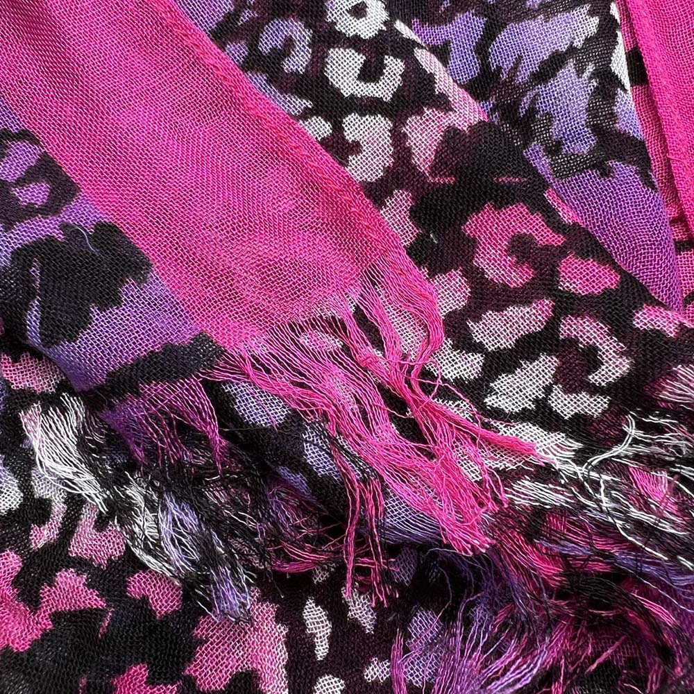Extra Long Scarf,Bold Hot P Ink Pattern, Creative Knots Printed Scarf,vacation,daily Life,evening Party,Office Appropriate Subtlety For Women Men