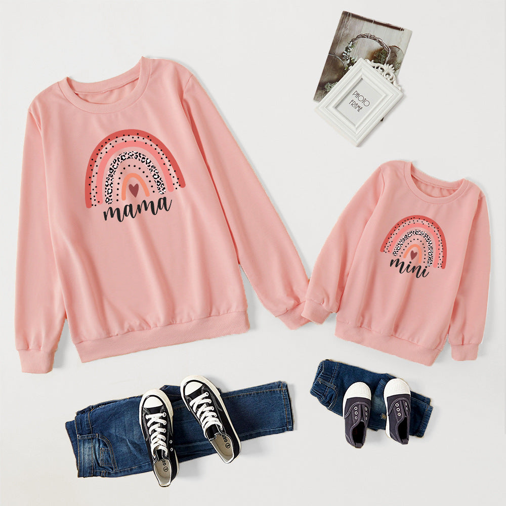 Ebay Autumn And Winter Mother-daughter Parent-child Sweater