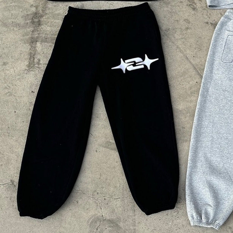 Autumn And Winter Casual Retro Hip-hop Sportswear Fashionable Hoodie