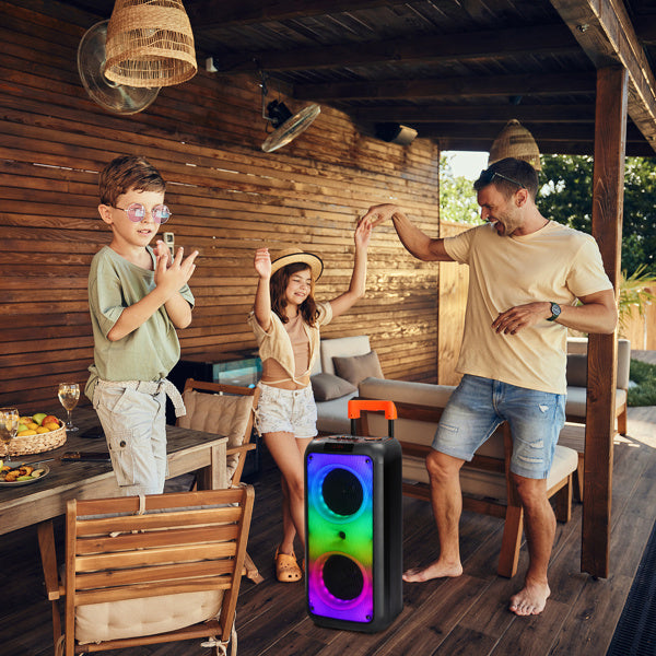 40W Multi Speaker, Light Rhythm Change, Bluetooth Remote Control, Plastic Rod Speaker