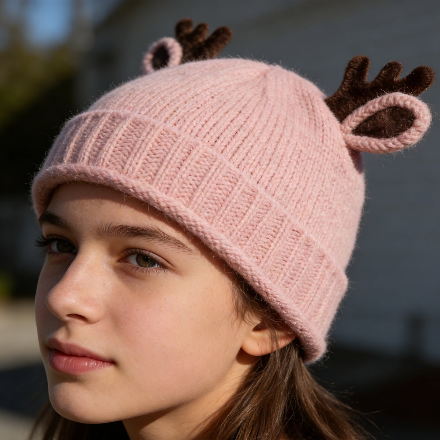Antler Kids Bucket Hat-Pink 4969