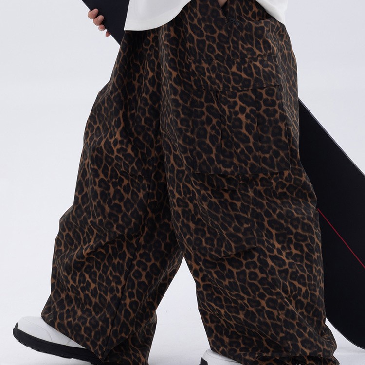 Womens Waterproof Loose-fitting Outdoor Ski Pants