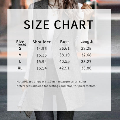 Women's Sleeveless Blazer Vest, Trendy Fall Winter Business Casual Cardigan