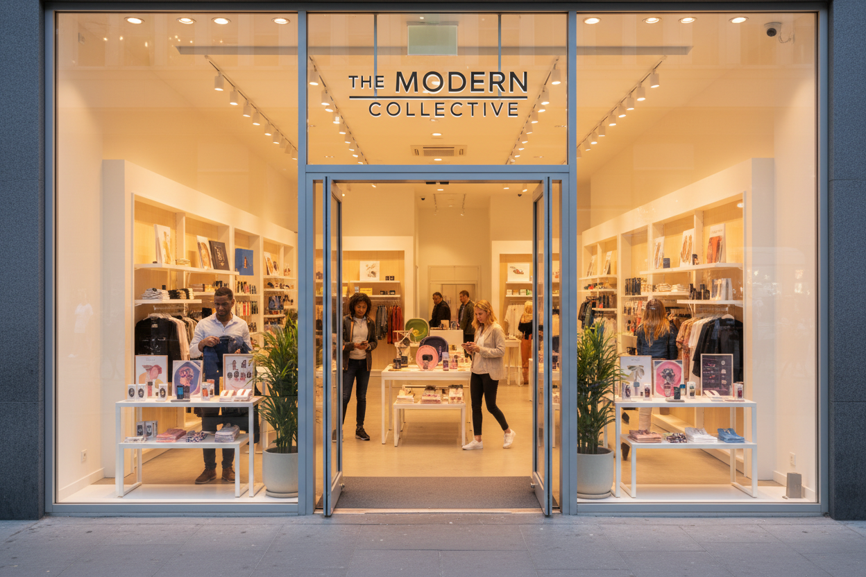 image of shop which attract customer